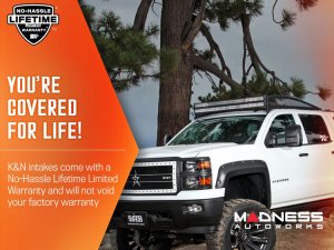 Chevrolet Silverado 1500 Cold Air Intake - NextGen - 5.3L or 6.2L V8 - K&N (14-20) Chevrolet Silverado 1500 Cold Air Intake - NextGen - 5.3L or 6.2L V8 - K&N (14-20)